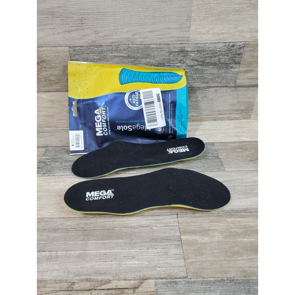 Mega Comfort Insoles Womens Sz 5 6 7‎ Industrial Anti-fatigue NEW
